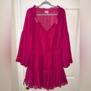 Buddy Love Pink Ruffle Dress